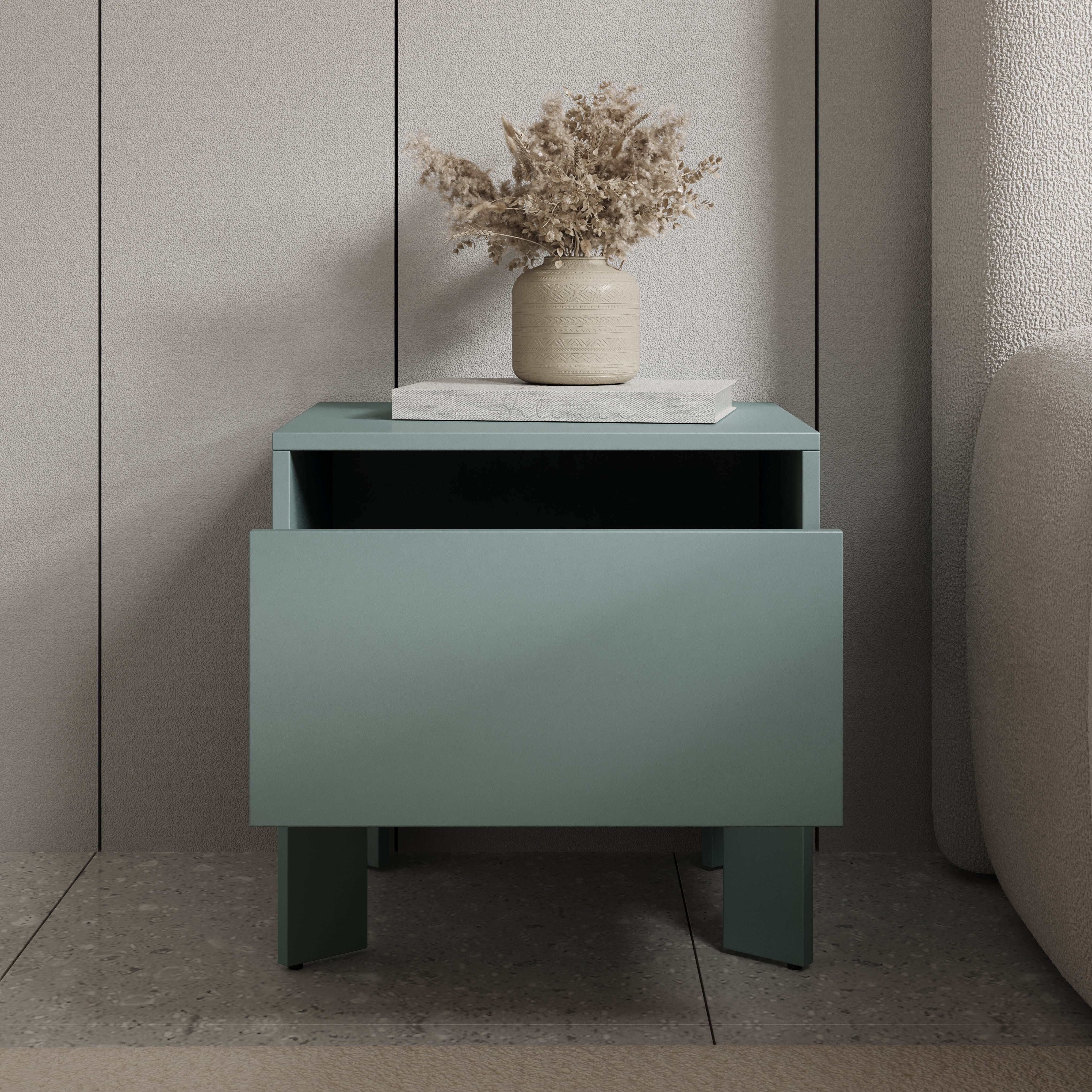 Tivaro - Nachtkastje - Groen - 48x41x48 cm - Image 2