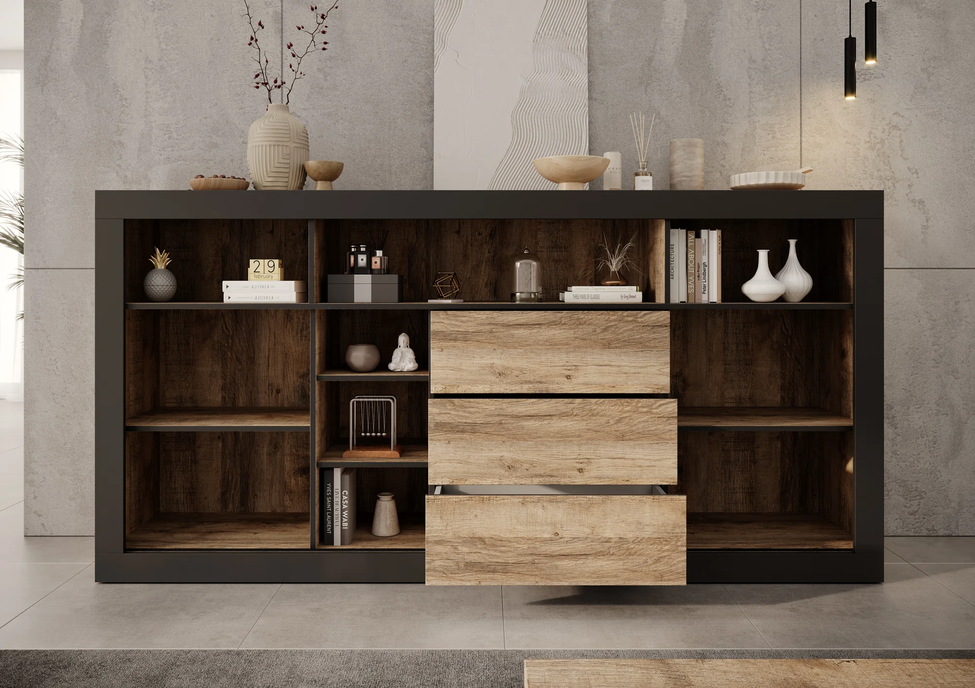 Trinidad 2 - Dressoir - Eiken - 220x45x110 cm - Image 3