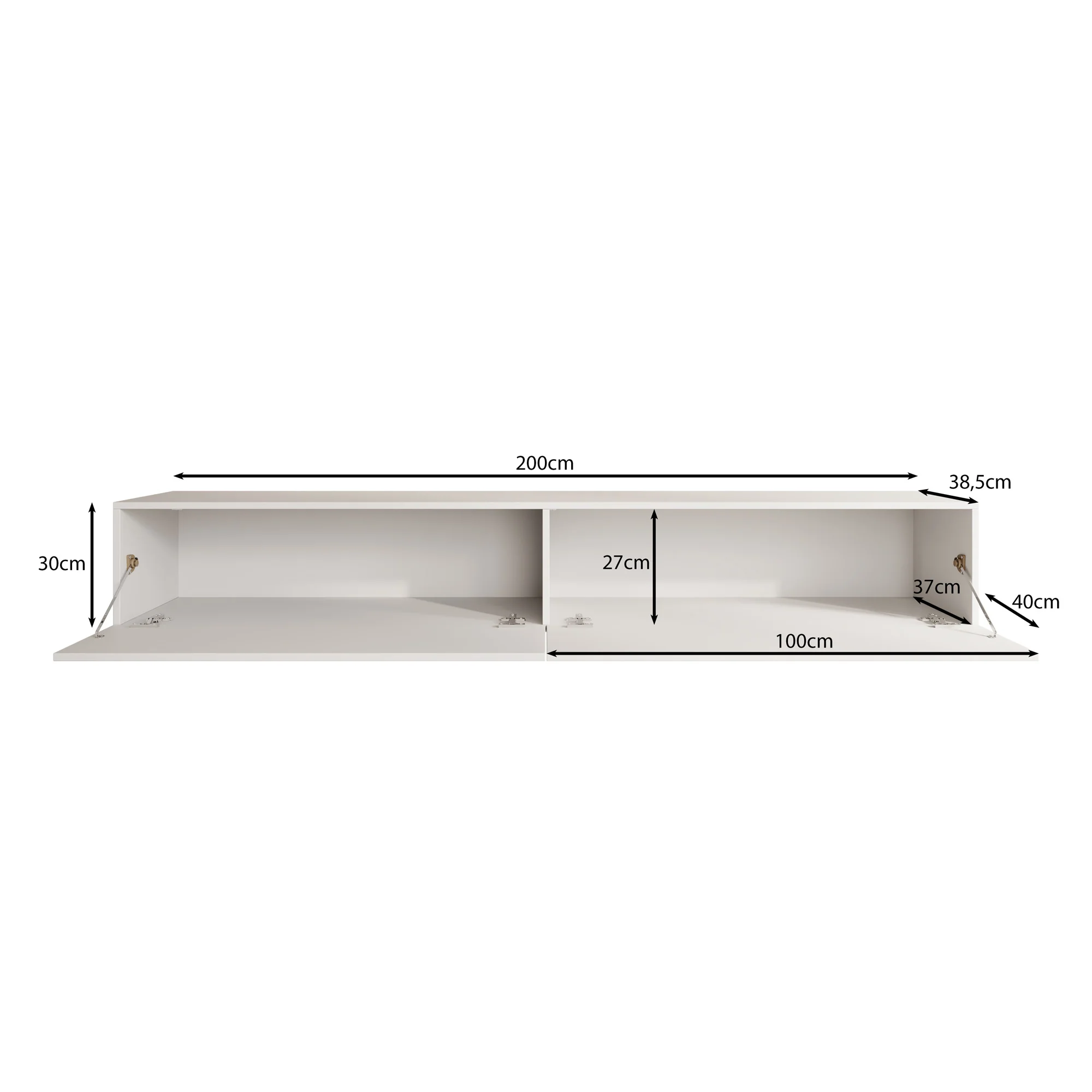 Palm - TV-Meubel - Beige - 160x40x30 cm - Image 6