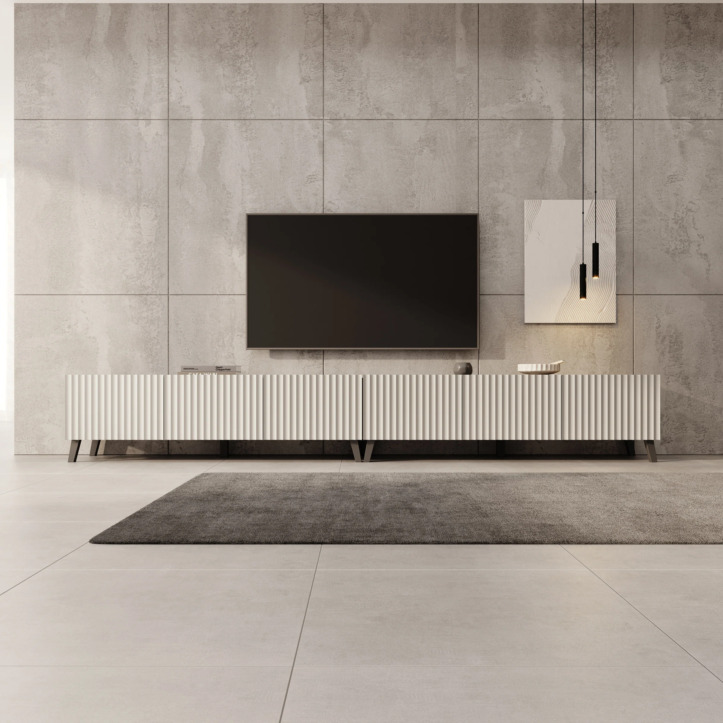 Pepinos 2 - TV-Meubel - Beige - 300x42x44 cm - Image 3