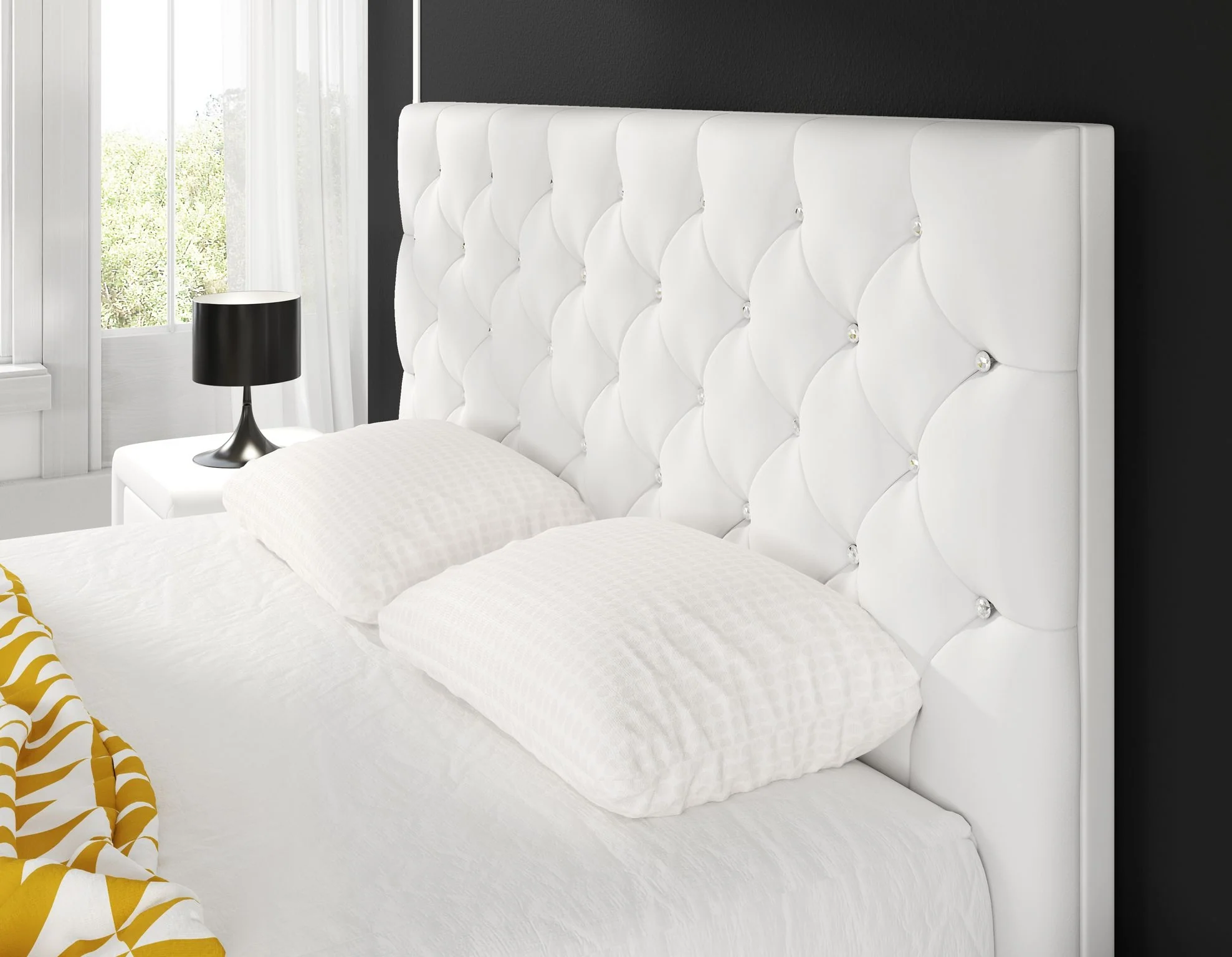 Aventura Diamond - Tweepersoonsbed - Wit - 180x200 cm - Image 3