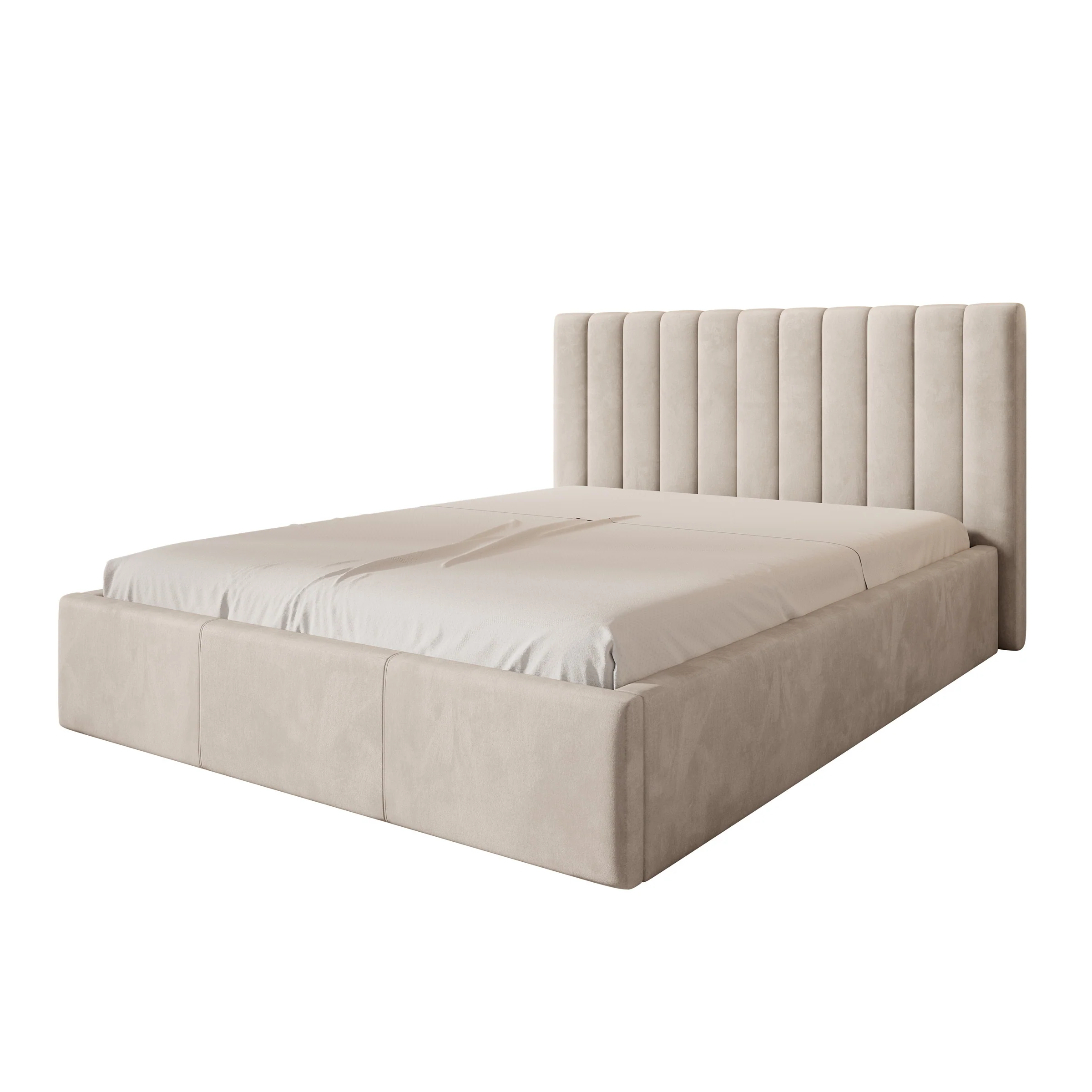 Chief - Tweepersoonsbed - Velvet beige - 160x200 cm - Image 6