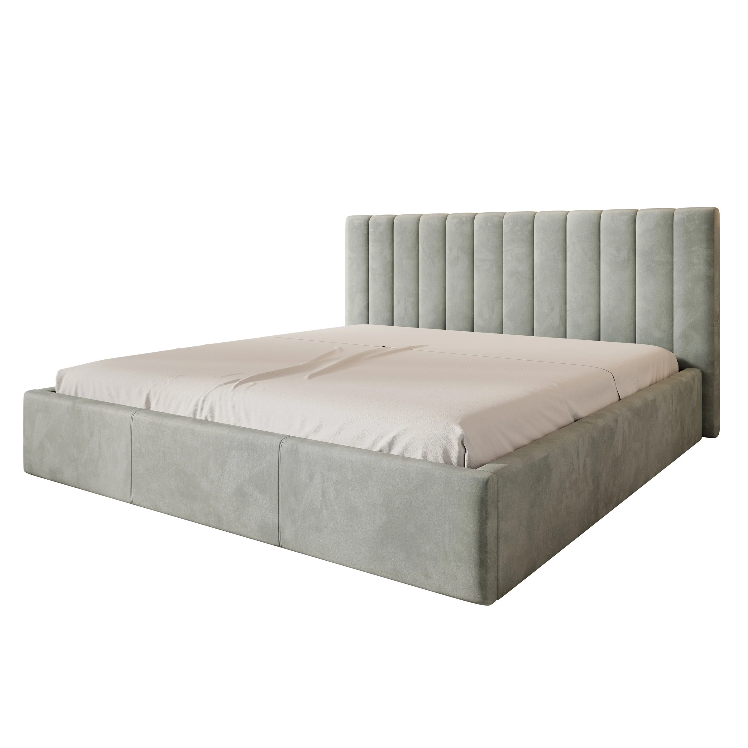 Chief - Tweepersoonsbed - Velvet grijs - 200x200 cm - Image 6