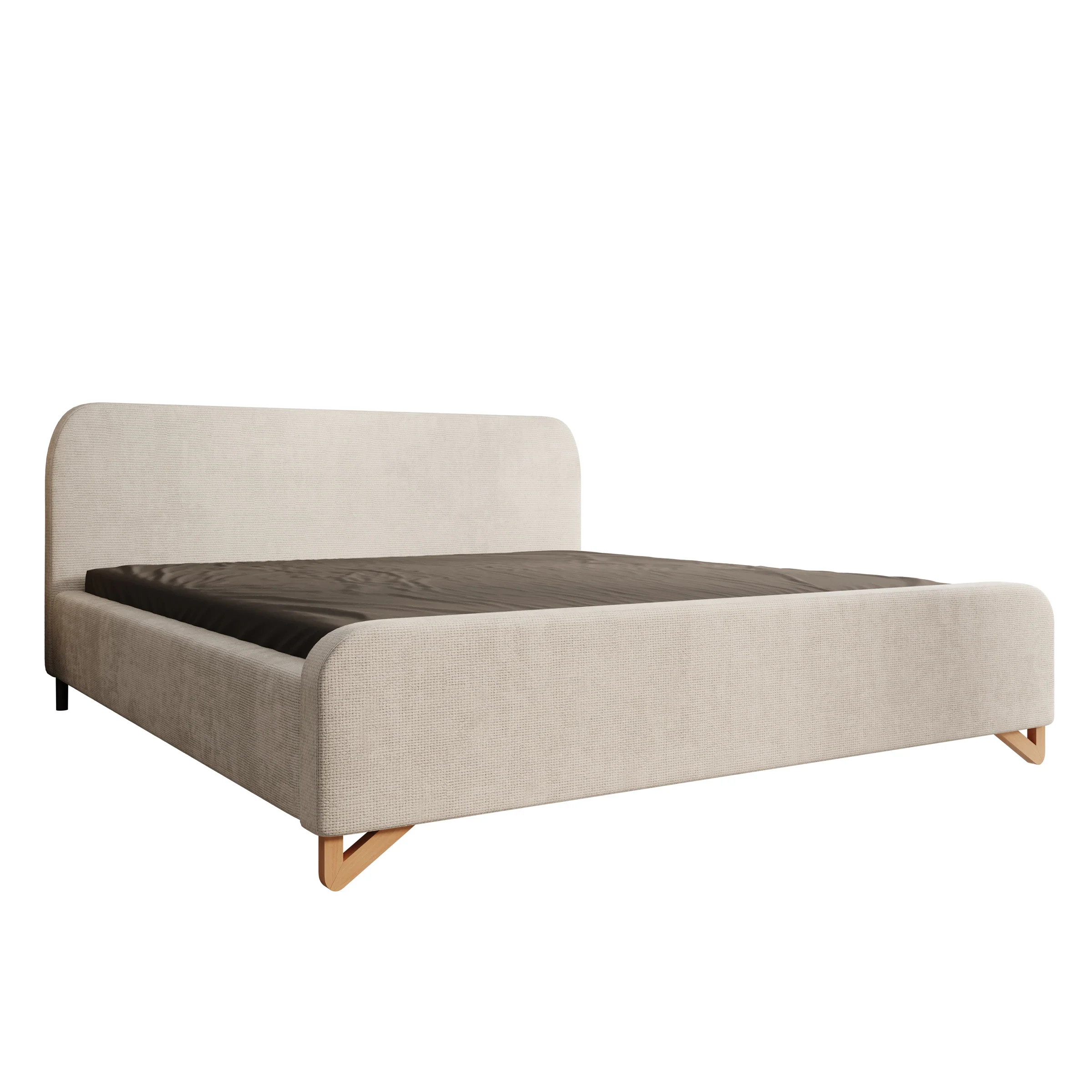 Fortaleza - Tweepersoonsbed - Stof beige - 180x200 cm - Image 6