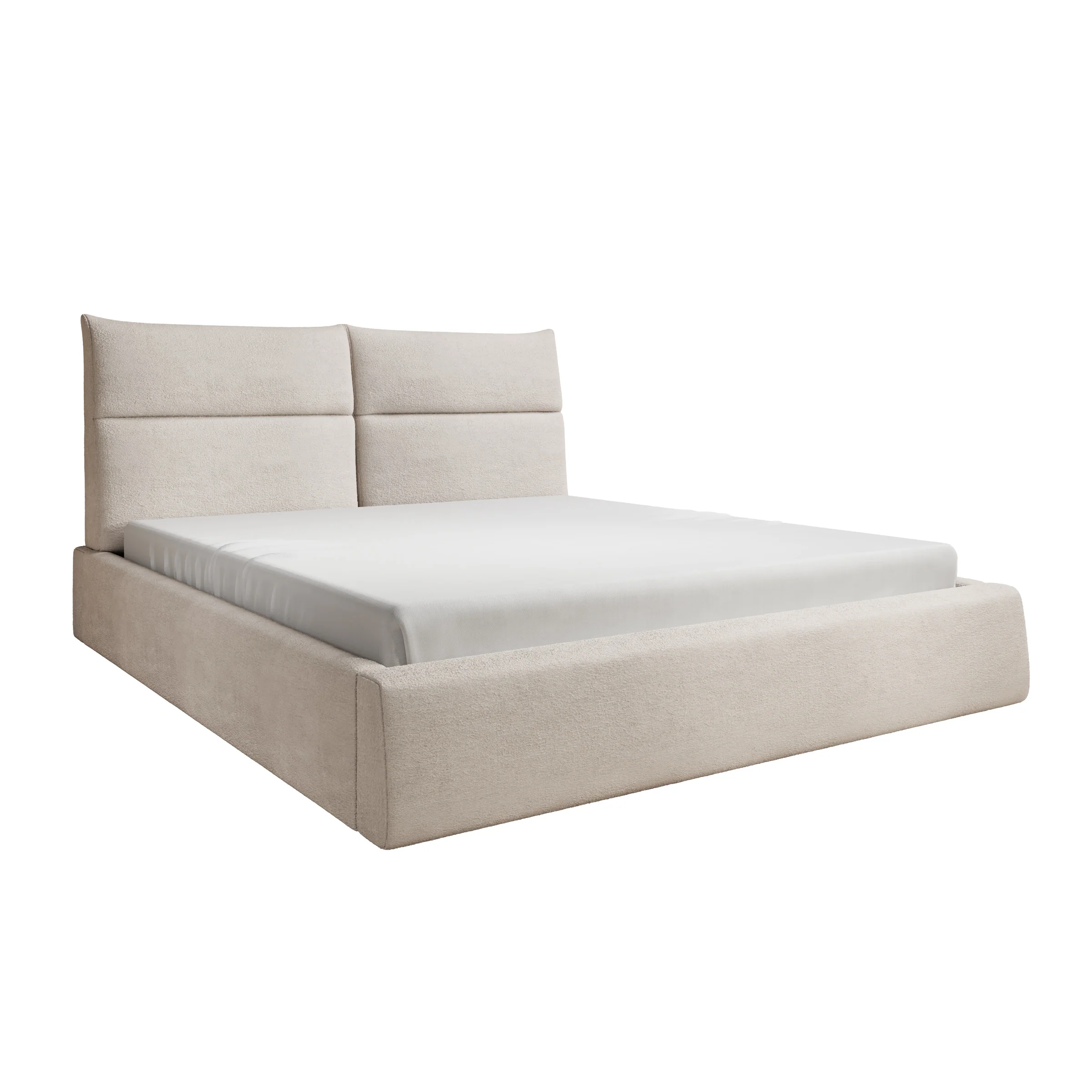 Maxton - Tweepersoonsbed - Stof beige - 180x200 cm - Image 4