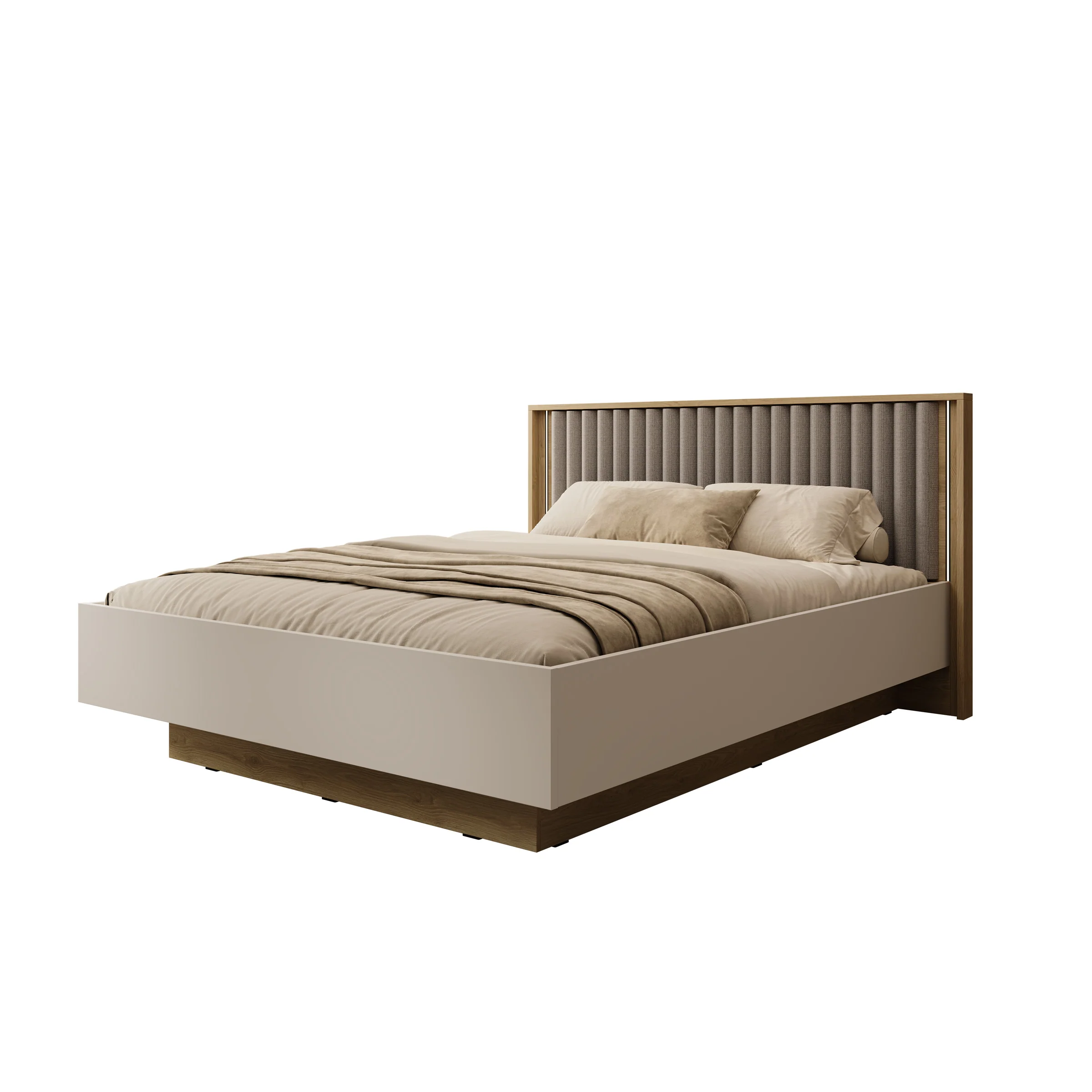 Riggs - Tweepersoonsbed - Beige - 160x200 cm - Image 5