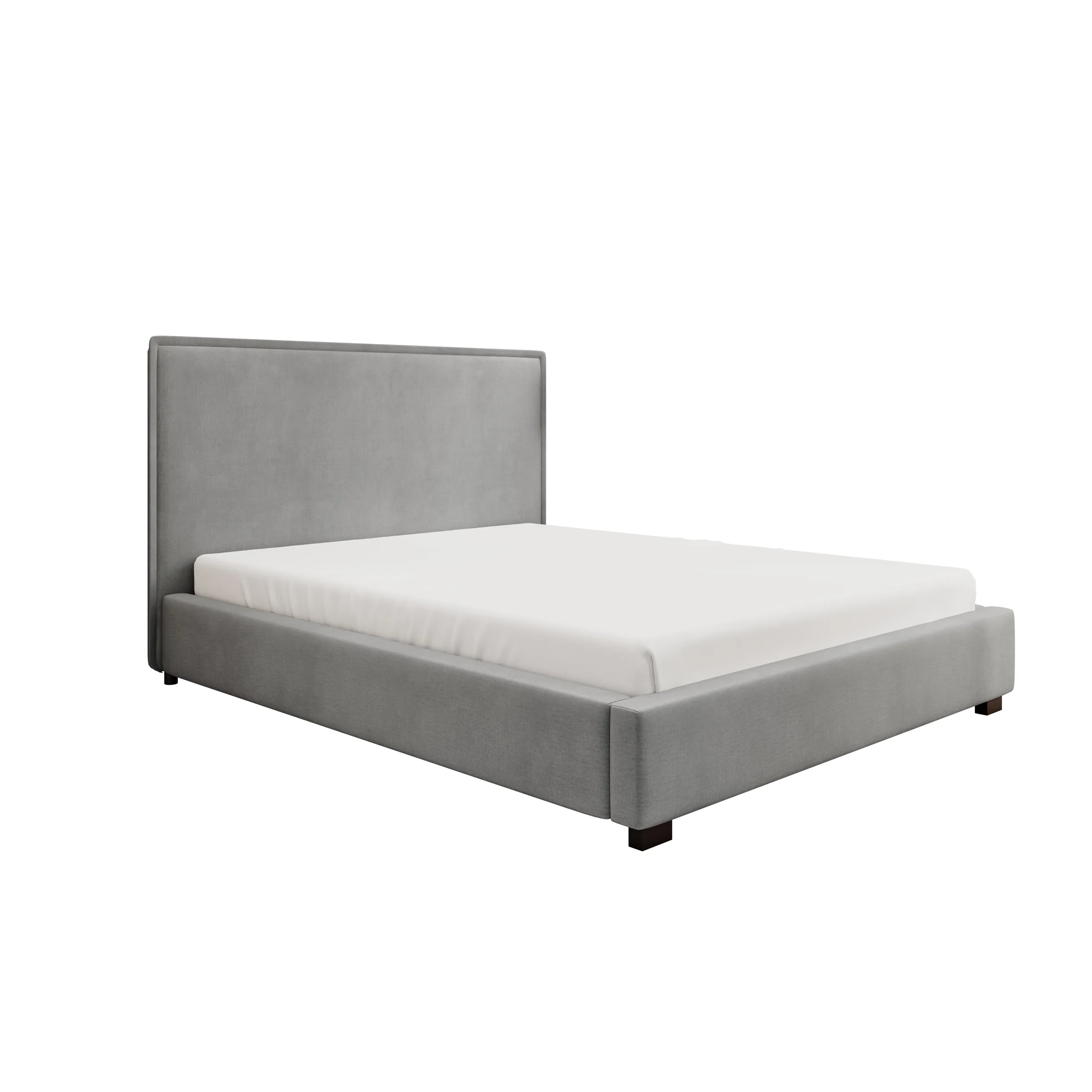 Veda - Tweepersoonsbed - Velvet grijs - 160x200 cm - Image 4