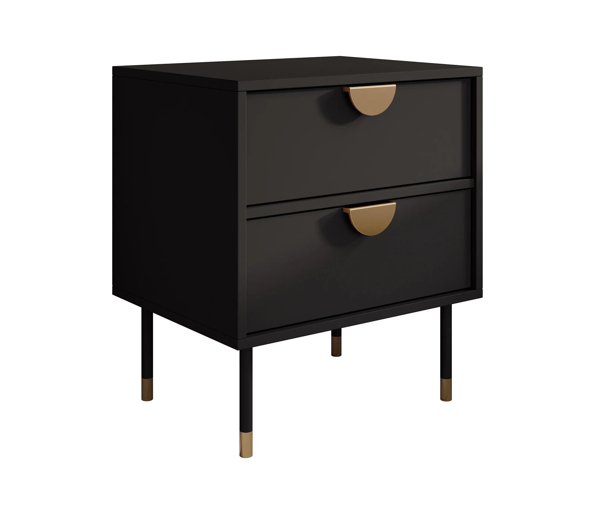 Veerle - Nachtkastje - Zwart - 51x49x58 cm - Image 5