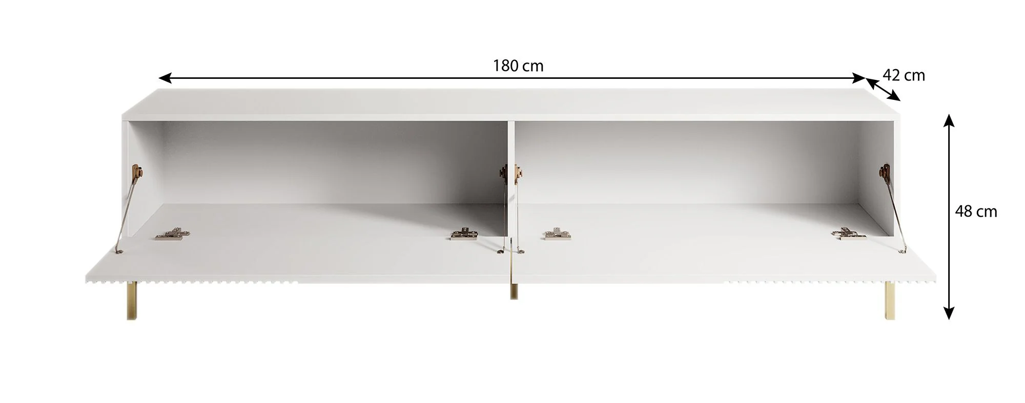 Vermont - TV-Meubel - Wit  - 180x42x48cm - Image 5