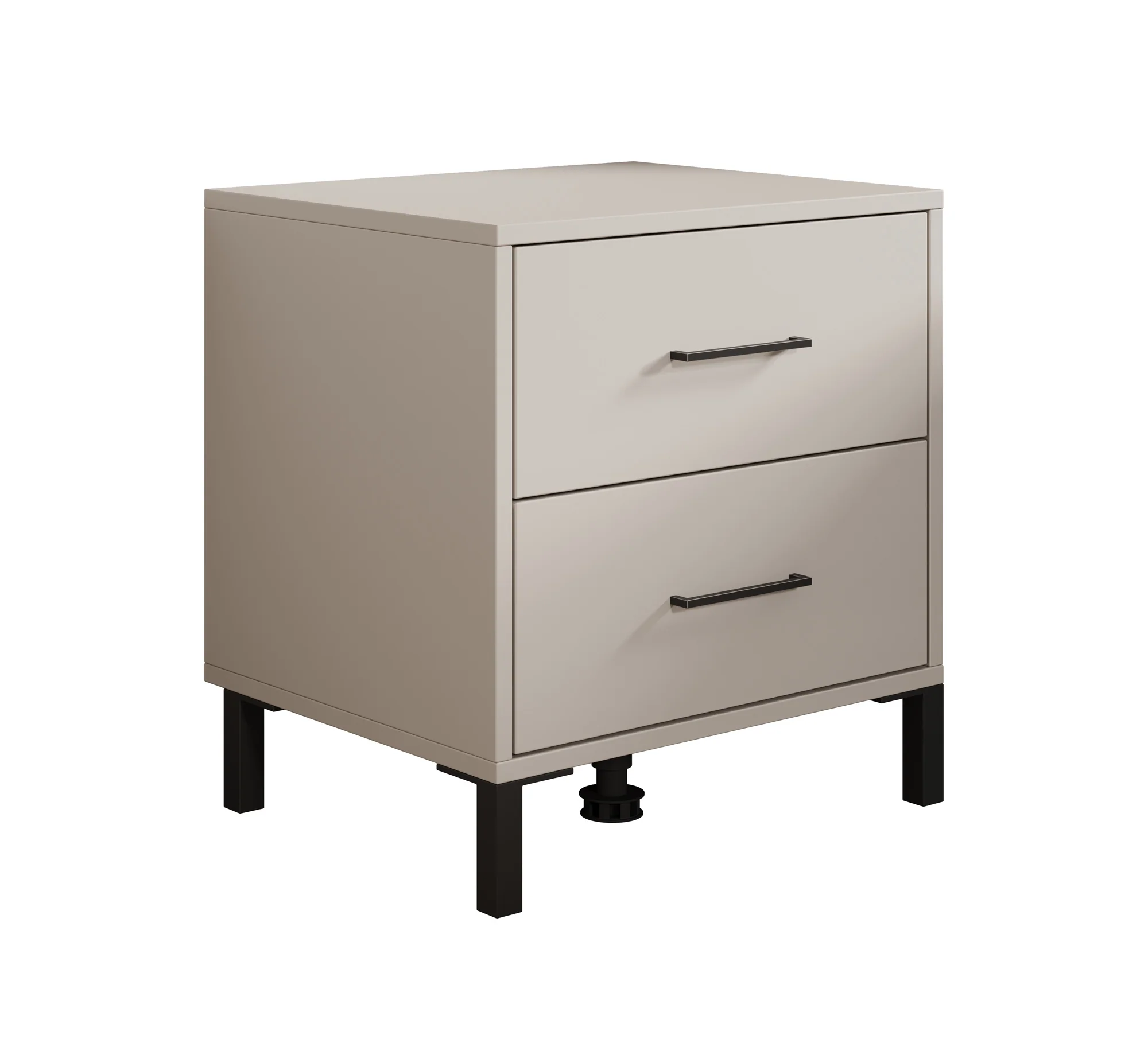 Vidor - Nachtkastje - Beige - 48x40x52 cm - Image 5
