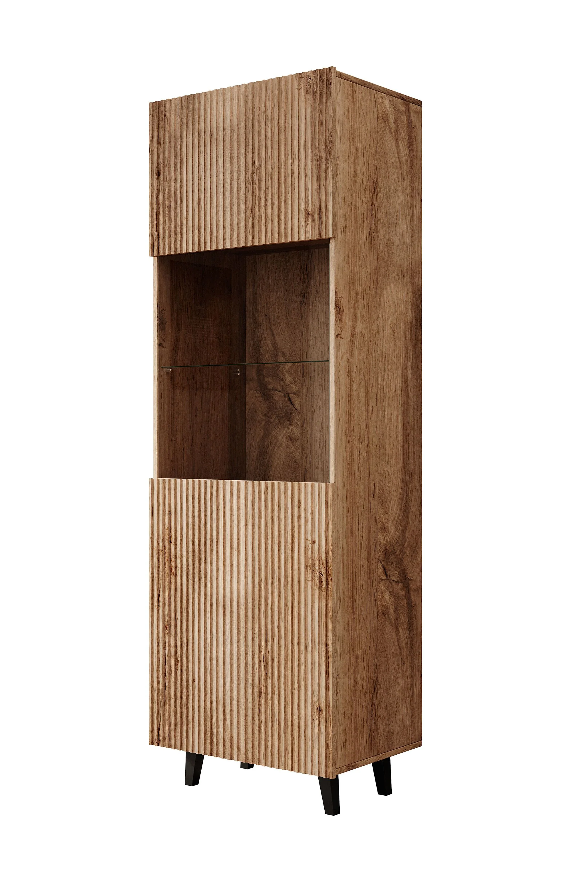 Vintar - Vitrinekast - Eiken - 60x42x183 cm - Image 6