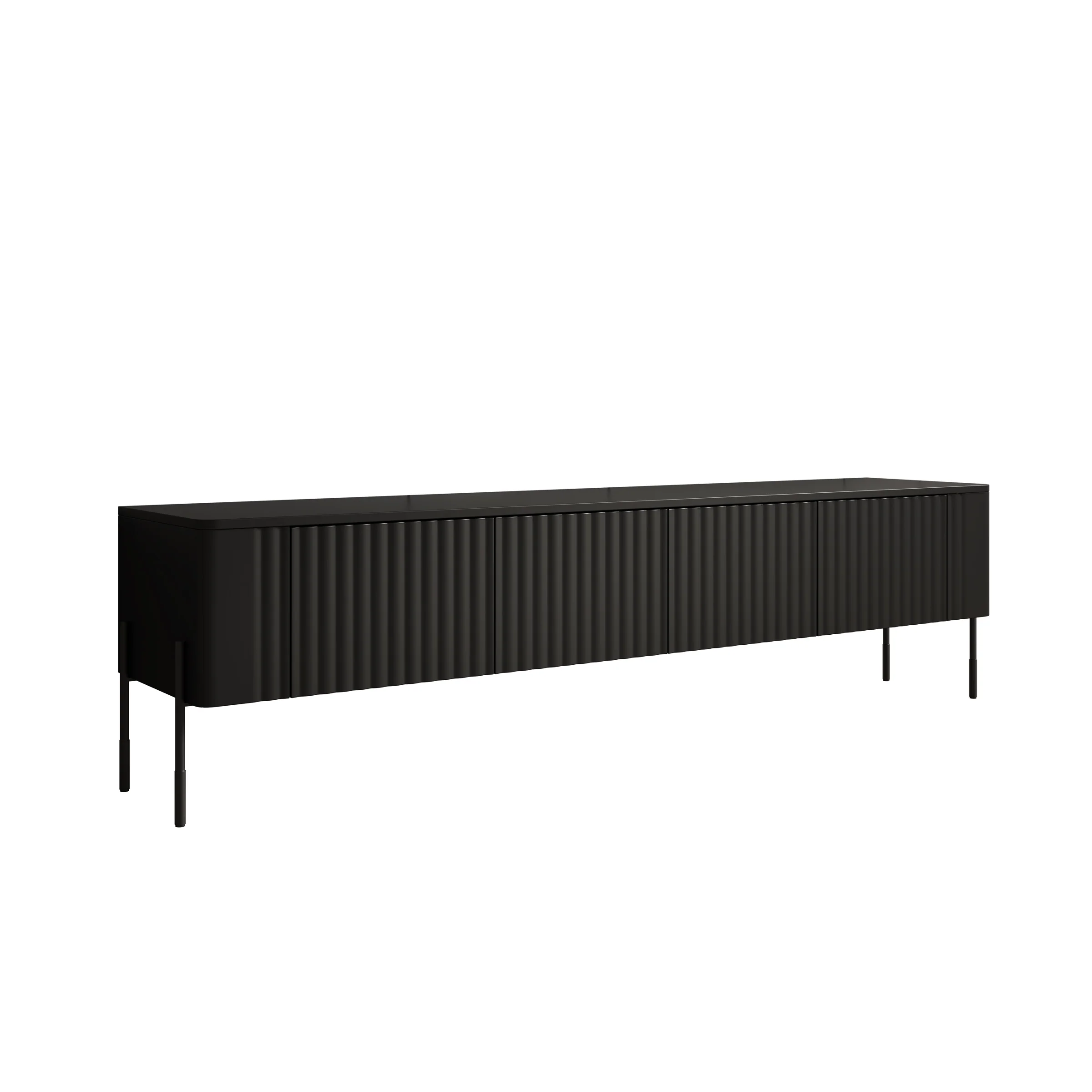 Vivi - TV-Meubel - Zwart - 190x40x50 cm - Image 6