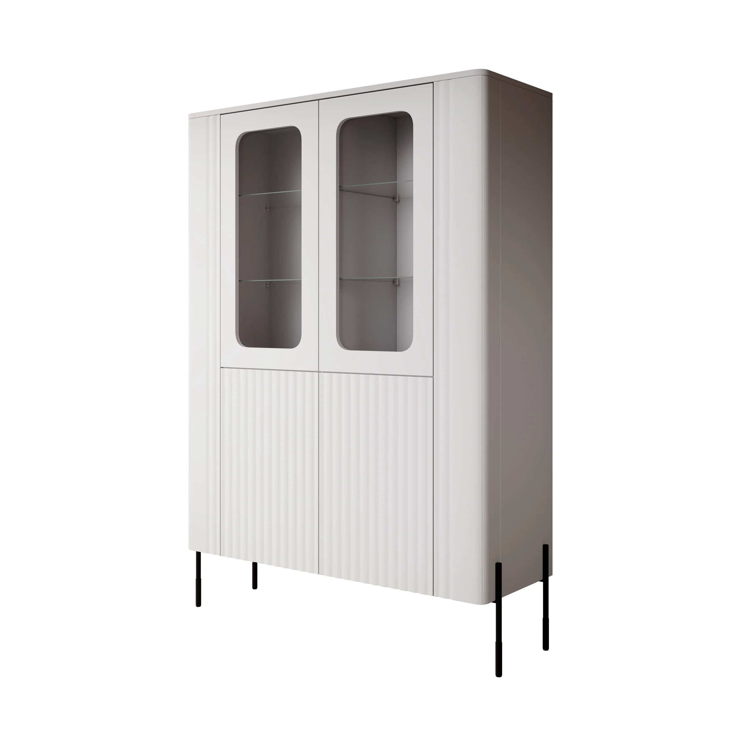 Vivi - Vitrinekast - Wit - 110x40x160 cm - Image 6