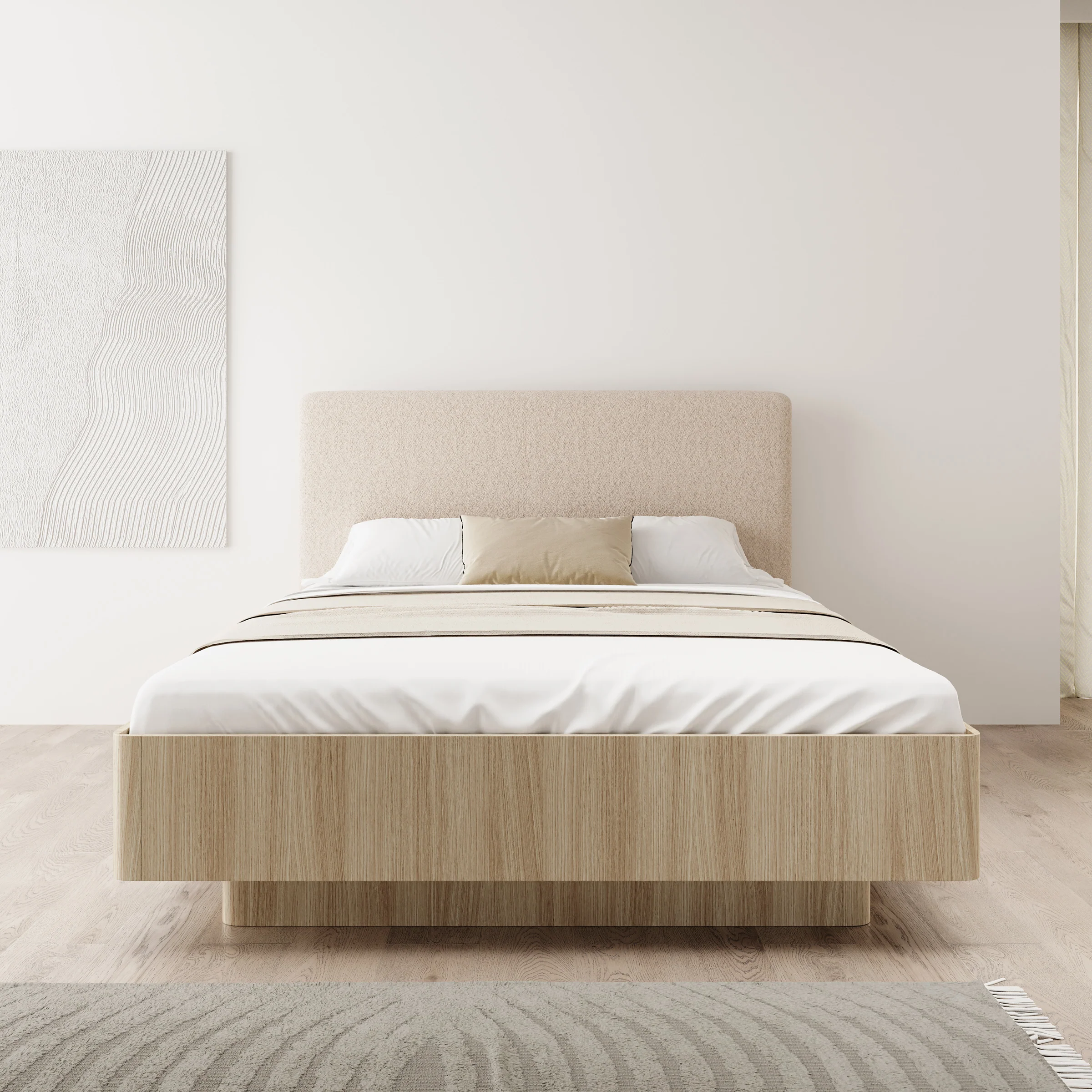 Voorne - Tweepersoonsbed - Eiken - 160x200 cm - Image 2