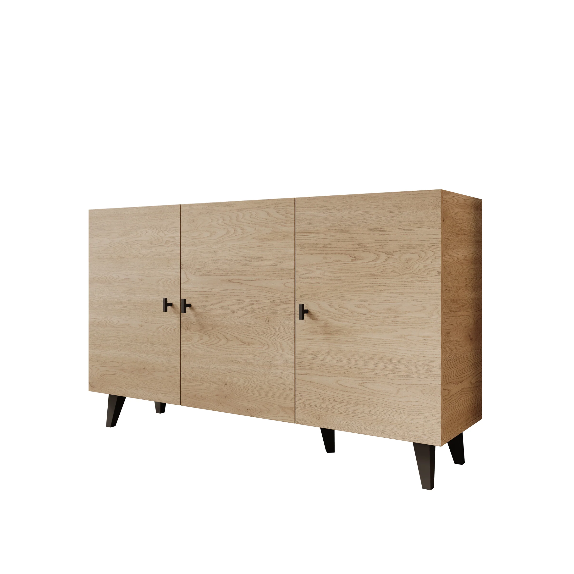 Vornas - Dressoir - Eikenpatroon - 151x40x90 cm - Image 7