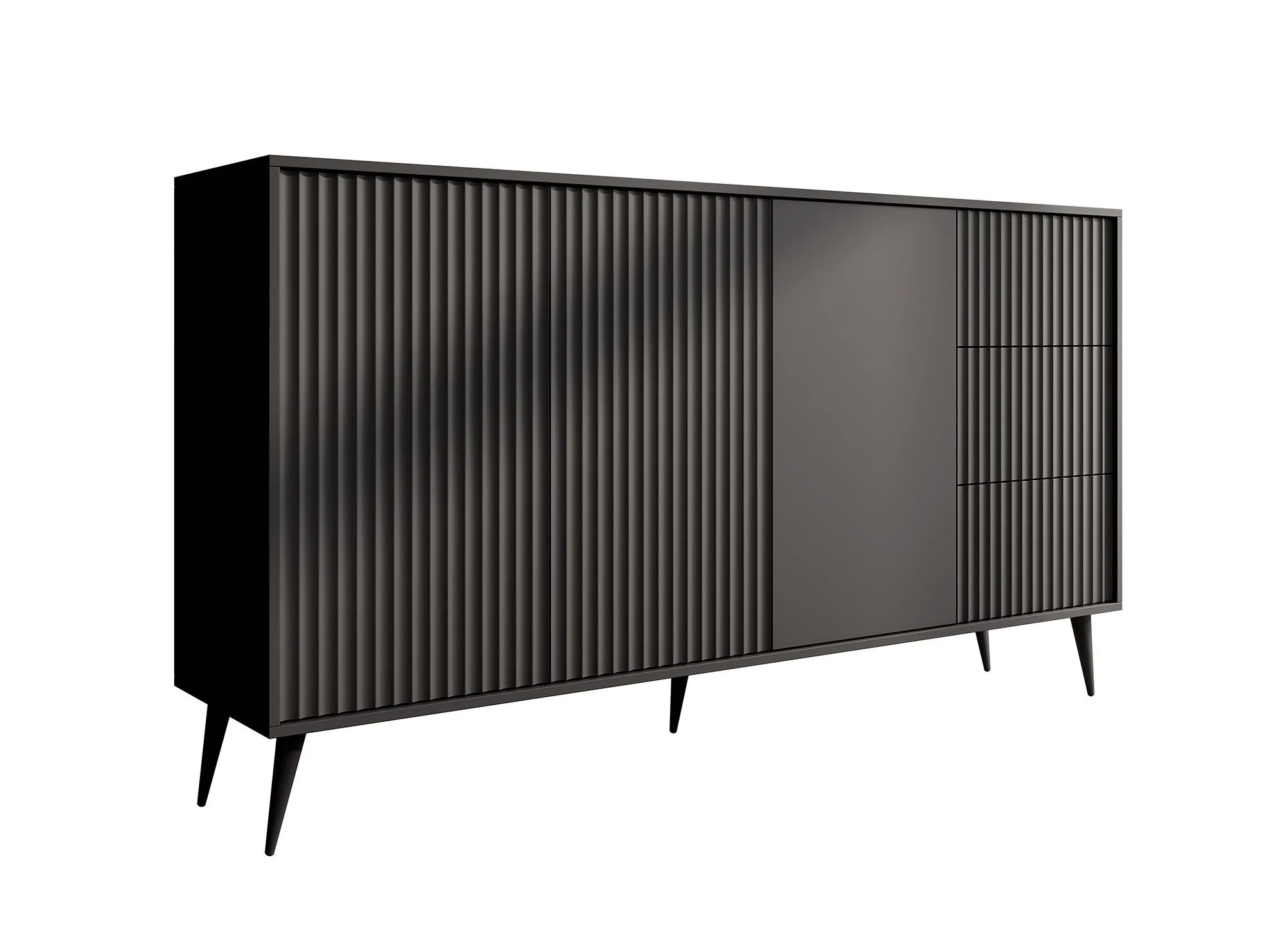 Winq - Dressoir - Antraciet - 179x40x98 cm - Image 6