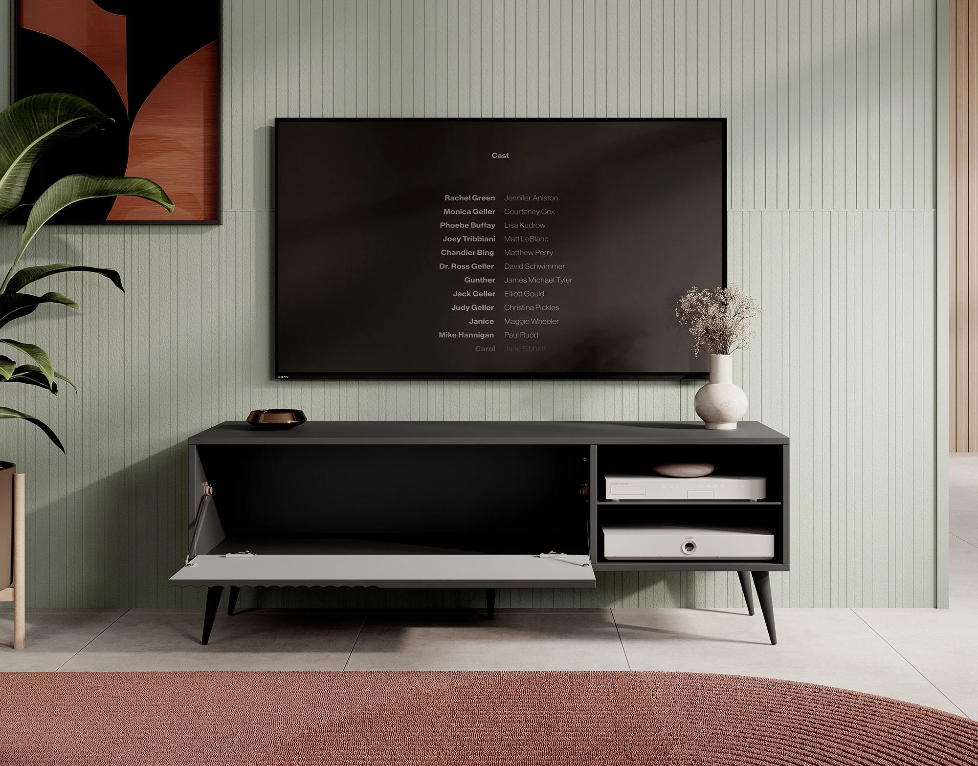 Winq - TV-Meubel - Antraciet - 135 cm - Image 3