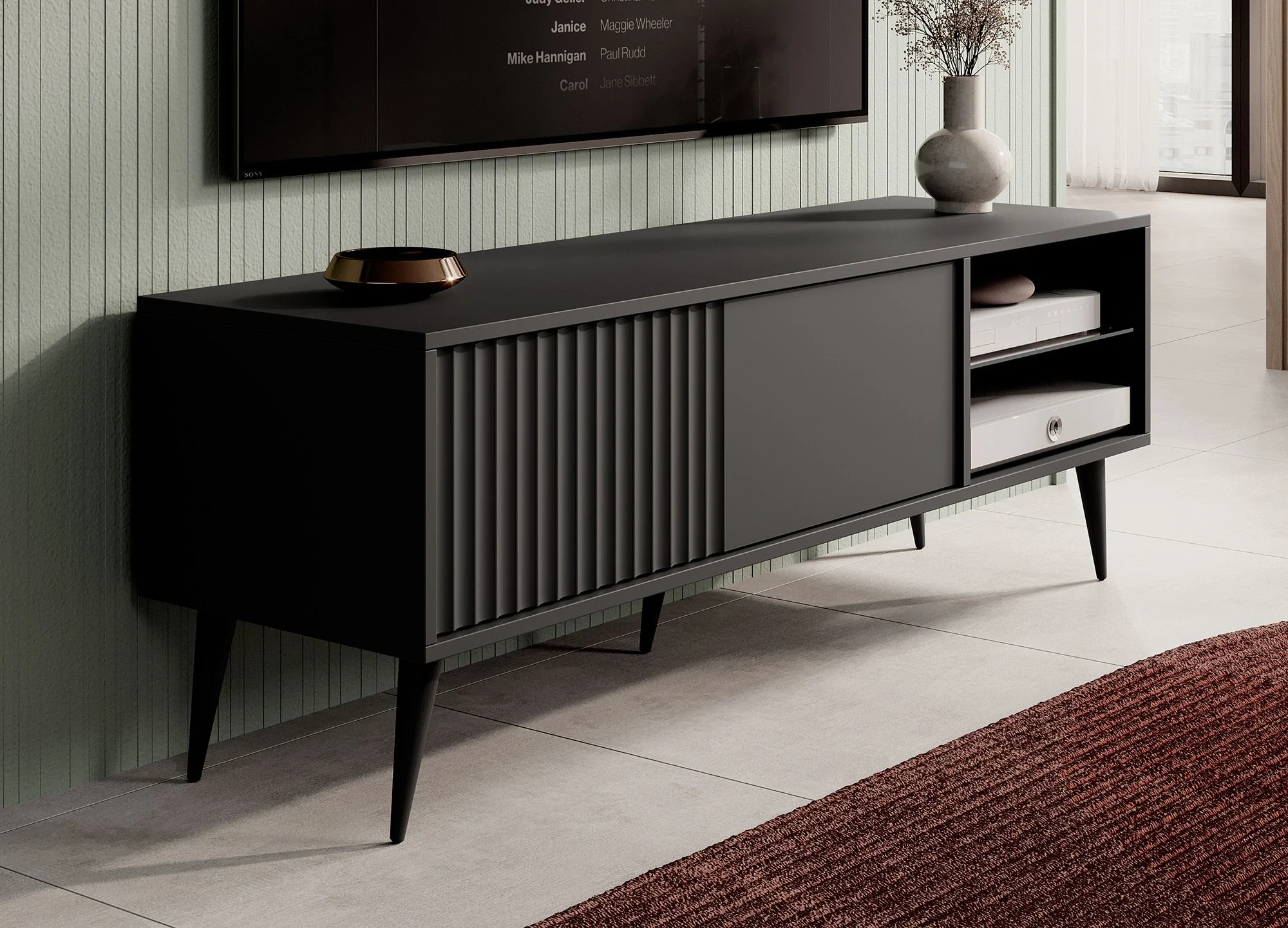 Winq - TV-Meubel - Antraciet - 135 cm - Image 4