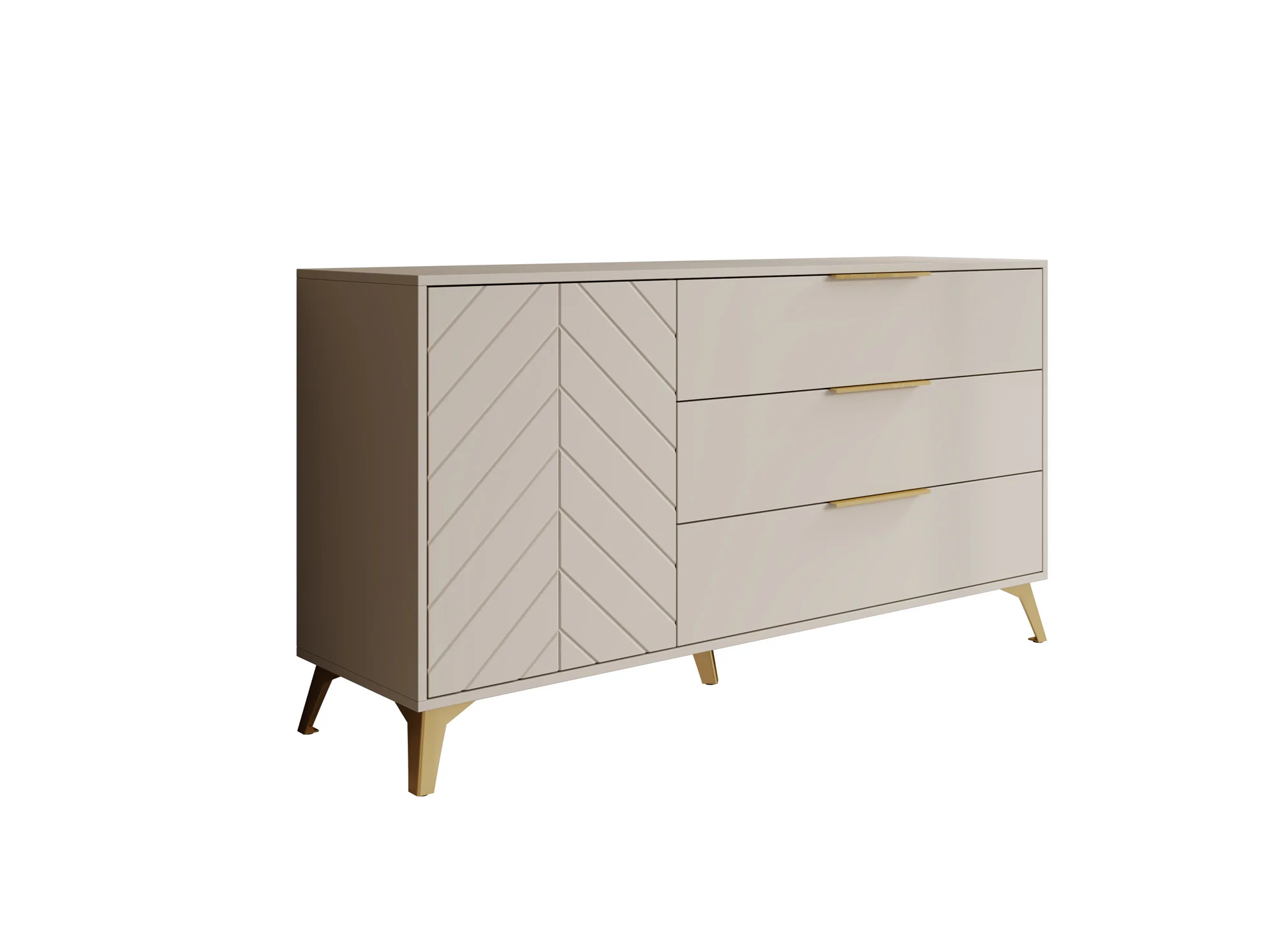 Xiano - Dressoir - Beige - 153x40x80 cm - Image 6